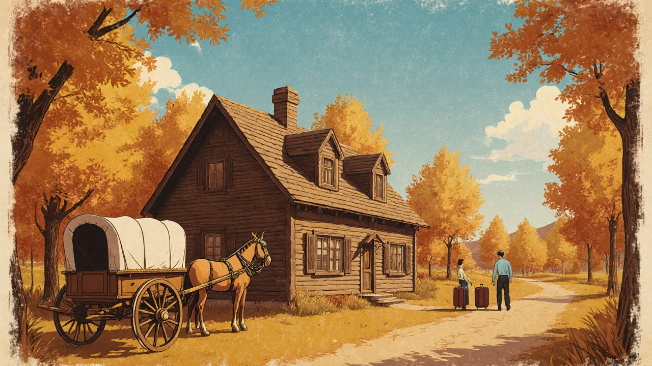 Гостевой дом в Золотом кольце, осень, деревянные постройки, уютная атмосфера.