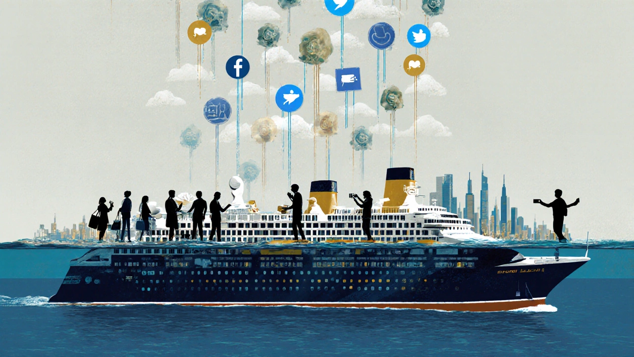 Плавучий рынок: пассажиры тратят деньги на борту, а под кораблём — деньги текут в порты и соцсети.