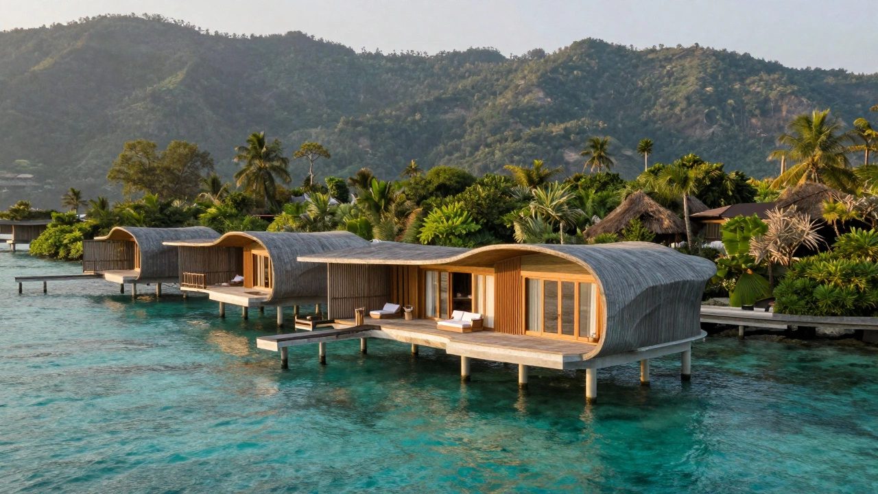 Роскошный уединенный эко-отель в экзотическом природном окружении